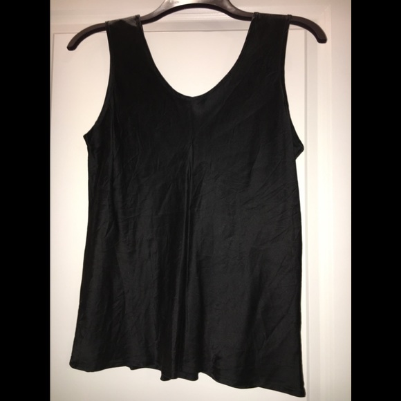 Black - silk Camisole - Picture 2 of 3